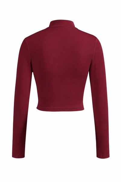 Edela Women's Slim Fit Zippered Blouse