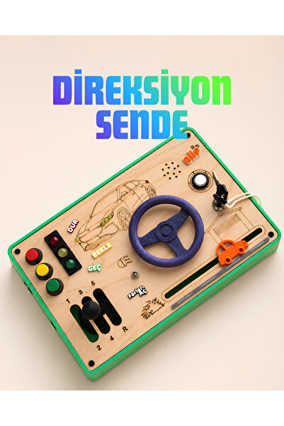 Maggic Kids Sürücü Temalı Aktivite Panosu