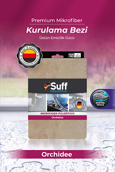 Suff Orchidee Mikrofiber Kurulama Bezi Hassas Yüzey Kurulama ve Toz Alma Bezi...