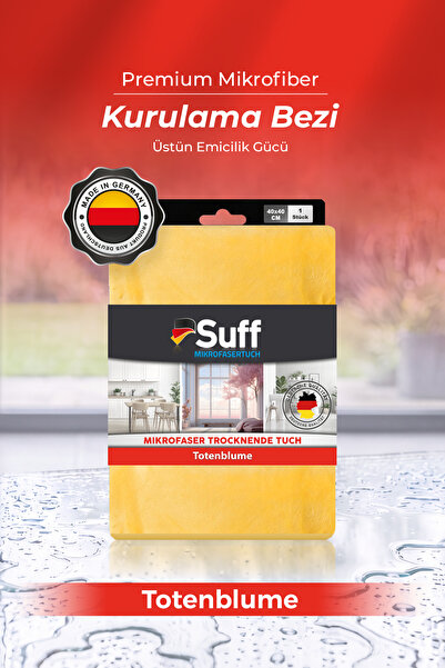 Suff Totenblume Mikrofiber Hızlı Emici Pürüzsüz Yüzey Kurulama Bezi 40x40 cm ...