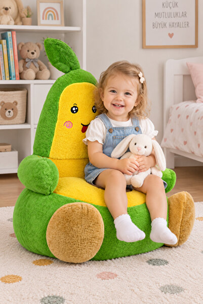 Özgüner Oyuncak Peluş Oyuncak Bebek Çocuk Koltuğu (%100 YERLİ)