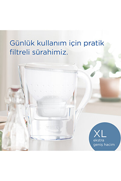 BRITA Marella XL 1x MAXTRA PRO Pure Performance Filtreli Su Arıtma Sürahisi - Grafit (3,5L)