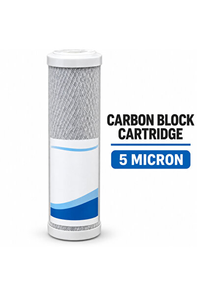 Generic Brand 5 Micron Carbon Block Water Filter Cartridge, Activated Carbon ...