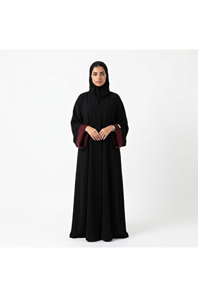 lutezi عباية الريم نسائية لف بقصة نص كلوش وقماش كتان لمار مريح