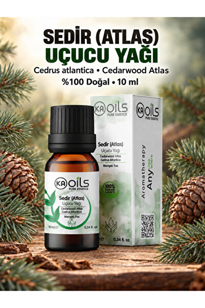 KAOils Pure Essence Sedir AğacıUçucu Yağı 10 ml - Cedarwood Atlas Essential O...