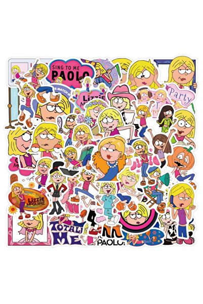 Choice QT-138 55pcs Lizzie Mcguire Graffiti Stickers Decals Suitcase Laptop C...