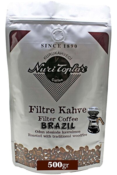 Nuri Toplar – Brezilya Cerrado Filtre Kahvesi, Odun Ateşinde Kavurma 500 Gram - V60