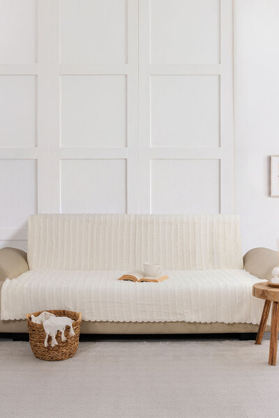 Elart Stil 170X215 cm Sofa Cover Cream