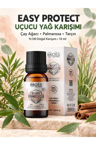 KAOils Pure Essence Easy Protect Uçucu Yağ Karışımı – Çay Ağacı + Palmarosa +...