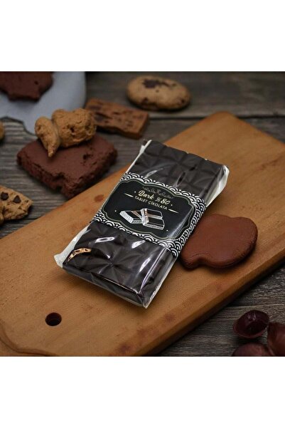 Dark Brown %80 Bitter Sade Tablet Çikolata - 100 Gr