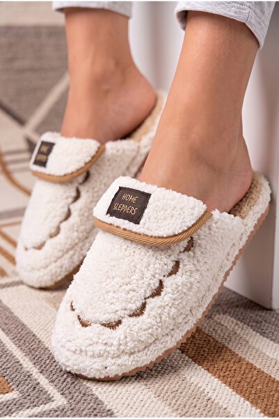 StWenn Women's Plush House Slippers Closed Toe Sole Winter Women's House Dowr...