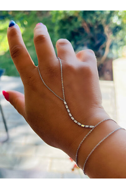 ACAR TAKI Special Series Double Wrap Around the Ankle, with Bagette Cut Stone...
