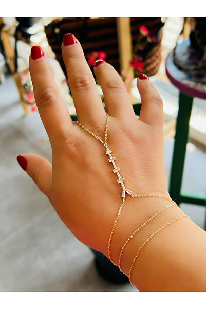 ACAR TAKI Double Wrap Around the Wrist, Baguette Stone Arrow Shape, Shahmaran...