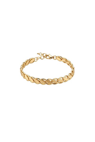 Charmist 14k Çelik Üzeri Altın Kaplama Arpa Bileklik