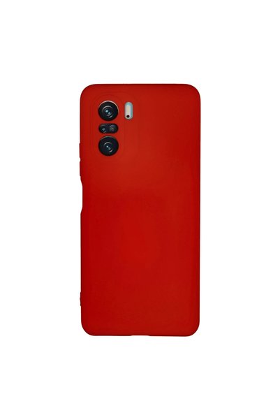FMA Xiaomi Poco F3 Case Nano Inside Velvet Silicone - Red