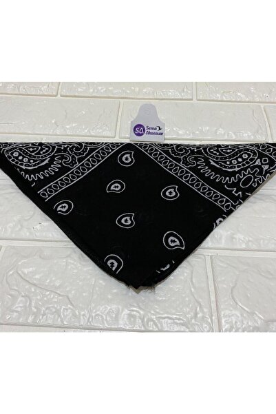 sema aksesuar %100 Pamuk Unisex Etnik Desenli Bandana Fular