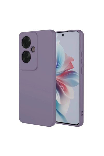 Generic Brand Oppo Reno 11F Case First Silicone - Lilac