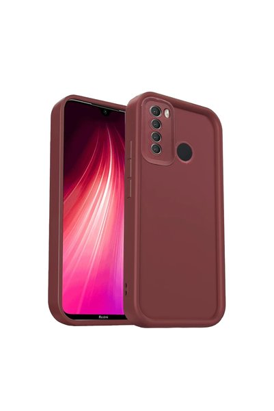 Generic Xiaomi Redmi Note 8 Case Viera Silicone - Burgundy