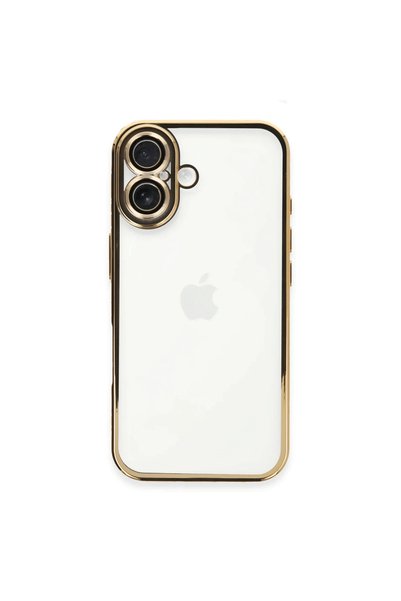 OtoTech غطاء سيليكون لـ Apple iPhone 16 Plus مع عدسة رايزر - ذهبي