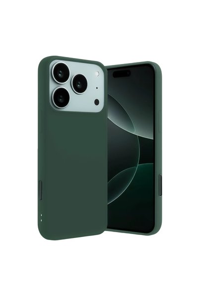 FMA Apple iPhone 17 Pro Nano Inside Velvet Silicone - Dark Green