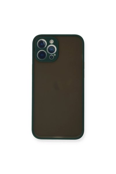 FMA Apple iPhone 12 Pro Case Montreal Silicone Cover - Green