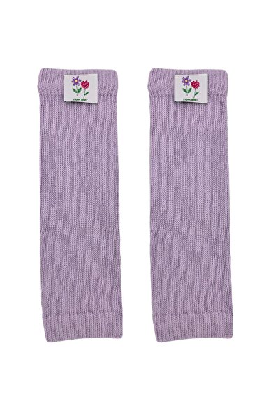 STEPPE BERRY Lila Çocuk Tozluk Ayak Isıtıcı Pamuk Leg Warmer