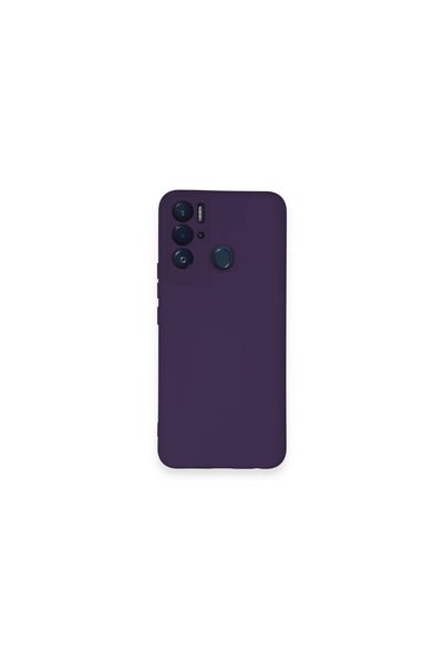 Generic Brand Tecno Pova Neo Case Nano Velvet Silicone - Purple