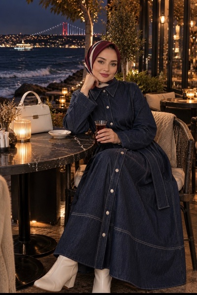 Symbutiq NORA DENİM TRENÇ ELBİSE
