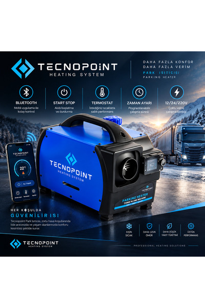 tecnopoint Webasto Çanta Tipi 12v-24v-220v uyumlu-VIZYONDIZAYN