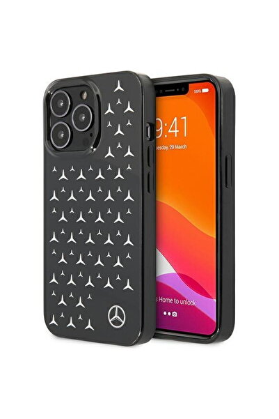 MERCEDES Husa Silver Stars Pattern pentru iPhone 13 / 13 Pro, hardcase premiu...