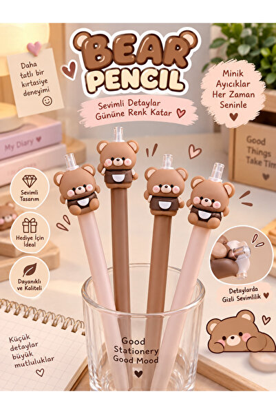 ÖZ OFİS Coffee Bear 0,7 Uçlu Versatil Kalem 1 Adet