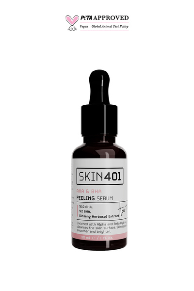 Skin401 Aha 10% Bha 2% Revitalizing Skin Tone Equalizing Facial Peeling Serum 30ml