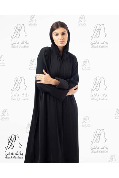 OMES Abaya with a veil with inserts in special fabric - size 54