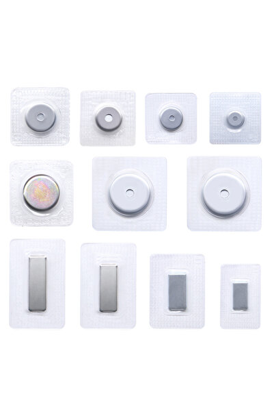 Choice3 20x10mm(5 piars) Silver New High Quality 5 Pairs Invisible Hidden Met...