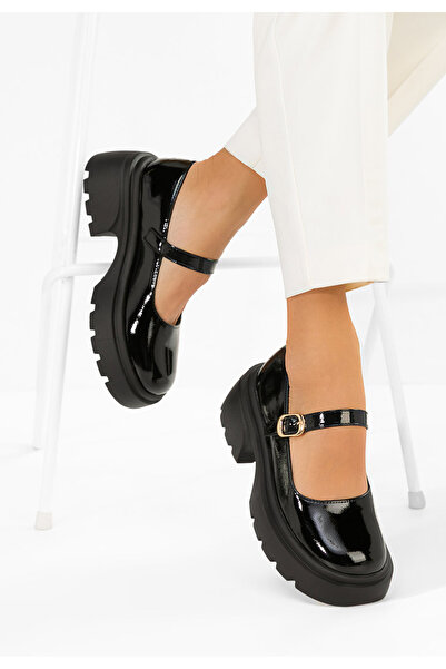 B T Shoes Pantofi cu platformă Maliana negri