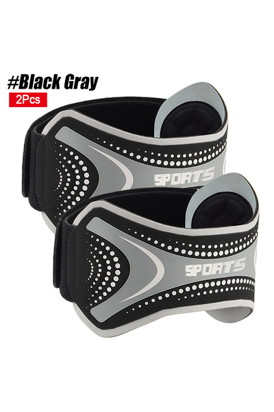 Choice1 Black Gray-2Pcs 1/2Pcs Elbow Brace for Tennis & Golfer's Elbow, Adjus...