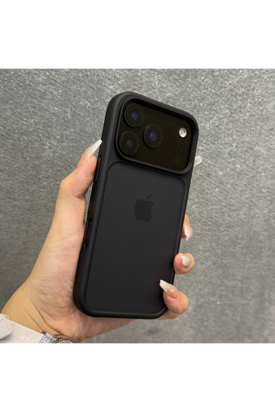 Choice For iPhone 17 Pro black Luxury Orange Matte Transparent Phone Case For...