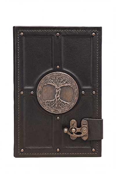 OZ CRAFT NOTE Hakiki Deri El Yapımı Defter – DÖRT ELEMENT (Gece Serisi)