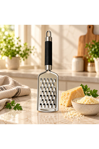 Queen’s Kitchen Siyah Saplı El Rendesi 24 Cm