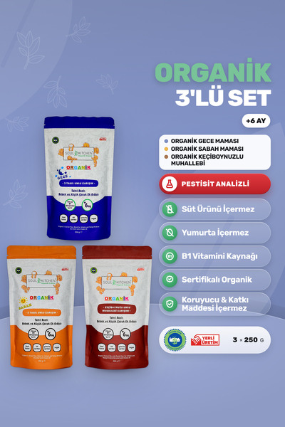 Soul Kitchen Organik Ürünler Organik Bebek Gece ve Sabah Maması Keçiboynuzlu ...