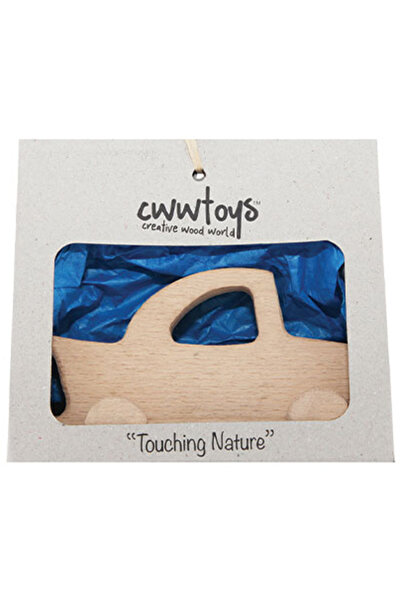 Generic Brand Classic Car Unpainted Wooden Toy, Solid Beech, 18 Months+