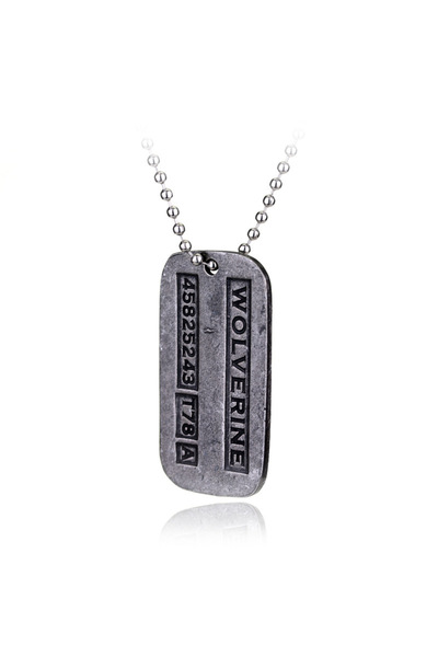 Choice 01 Movie Military Card Necklace Wolf Claws Wolverine 45825243 T78 A Do...
