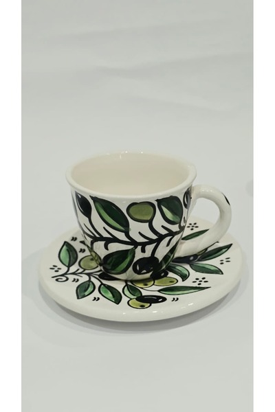 Generic Brand Handmade ceramic coffee cup and suger cylender