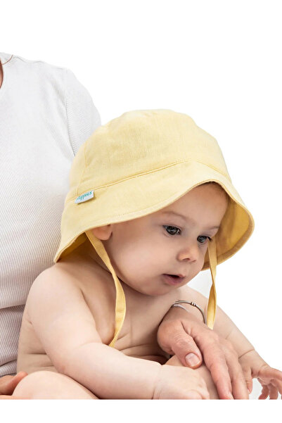 Zuppers Organic Cotton Muslin Baby Hat - Lemon