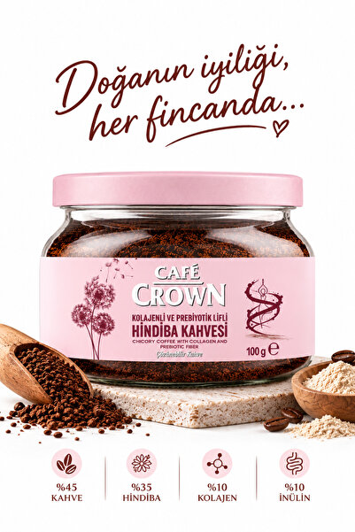 Cafe Crown Kolajenli ve Prebiyotik Lifli Hindiba Kahvesi 100g