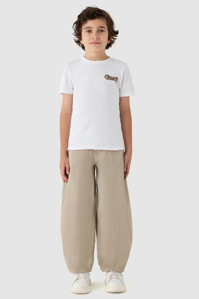 Guess Tricou alb pentru băieți