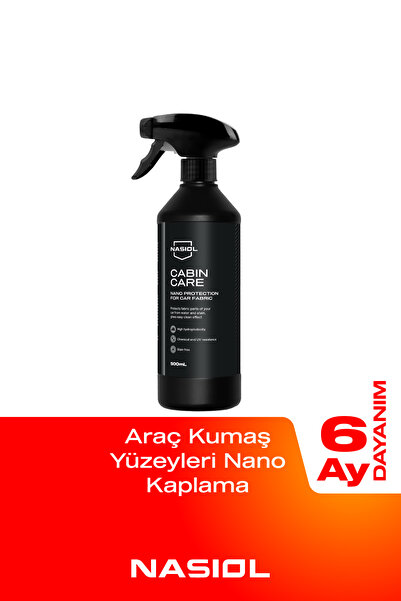 Nasiol Cabincare Araç Kumaş Yüzeyleri Için Nano Kaplama-6 Ay Dayanım-500ml-su...