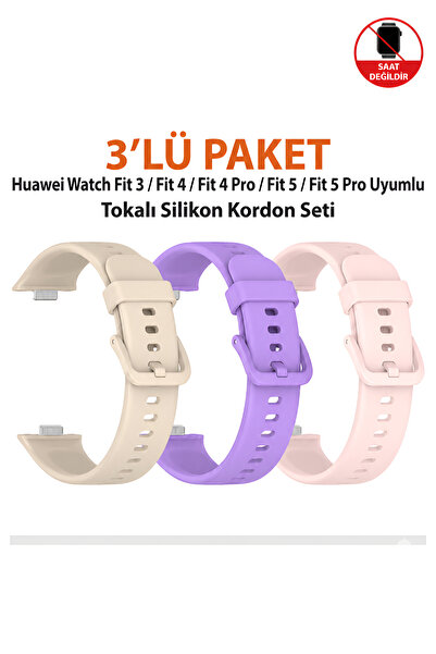 Dexmon Huawei Watch Fit 3 / Fit 4 / Fit 4 Pro / Fit 5 / Fit 5 Pro Uyumlu Toka...