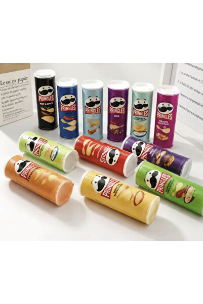Generic Brand Squishy Pringles – Jucărie Antistres în Formă de Tub de Chipsuri, Modele și Arome Diverse, 15cm, MATTIA, Primesti Model Random