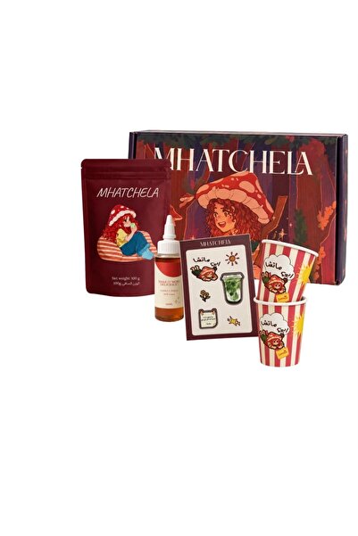 MHATCHELA عرض اليوم الوطني ماتشا 100g+سيروب سولتد فانيلا
